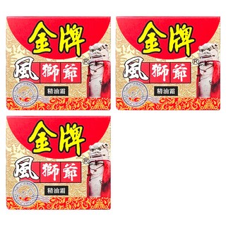 風獅爺 金門一條根精油霜 熱感 30g, 1入, 3罐