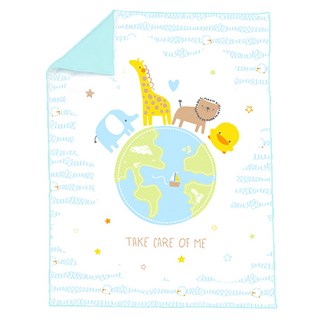 PiYOPiYO黃色小鴨四季被棉柔親膚吸濕透氣, 藍色