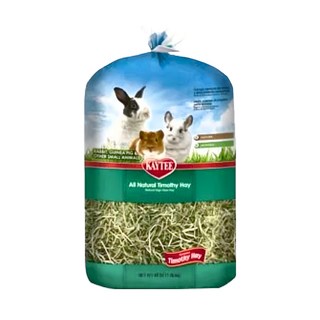 KAYTEE 提摩西牧草 全天然 高纖維 適用於兔子、天竺鼠和其他小型動物, 2.7kg, 1包
