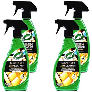 Turtle Wax 美國龜牌 Luxe Leather 皮革清潔及護理劑, 473ml, 4瓶
