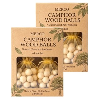 Merco 櫸木樟腦丸 衣櫃芳香劑 20入, 40g, 2個