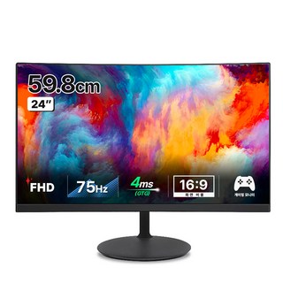 HANSUNG SUPERSTORE FHD Real 75 1500R曲面電競螢幕, TFG24F07V (無瑕疵)