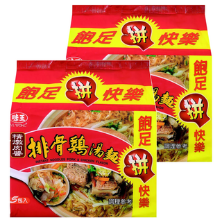 味王 排骨雞湯麵 93g, 10包