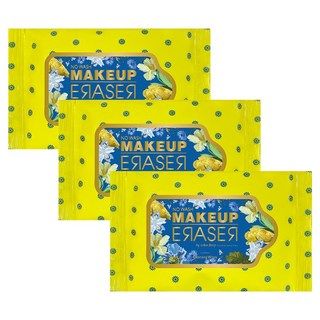 컬러딥 메이크업 이레이져 네이처 클렌징티슈 옐로우, 10매입, 3개