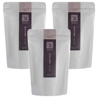 GIFTEA 恩品禮茶 100%台灣黃金牛蒡茶包, 6g, 12包, 3袋