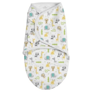 summer infant 原創舒眠包巾 - 動物樂園 - S/M尺寸, 1個