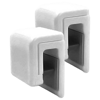 RUSH 簡易牙膏架 ABS塑膠材質 浴室收納, 白色, 2個