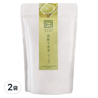 恩品禮茶 黃檸檬牛蒡茶包 20包 6g 2袋 無咖啡因 台灣在地食材