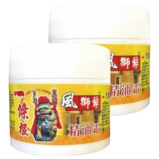 風獅爺 金門一條根精油霜 涼感, 1入, 2罐