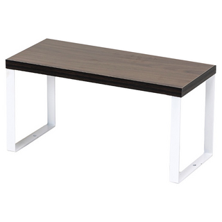 木質鐵藝置物架 1.5cm板材厚度, 小號(30 x 13.5 x 15.5cm), 1層