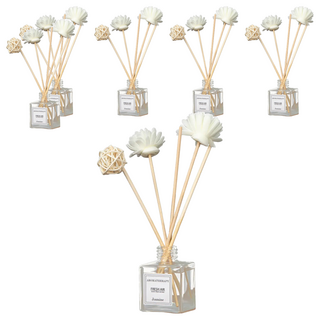 理享家 Beautiful Life 花漾系列 精油擴香瓶 經典款 Set, 6瓶, 50ml, 茉莉