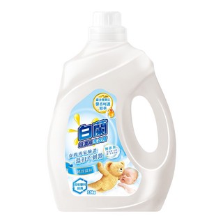 白蘭 蘊含熊寶貝馨香呵護精華純淨溫和超濃縮洗衣精, 2.5kg, 1桶
