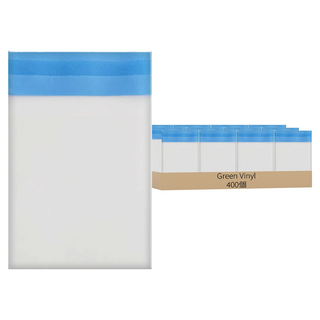 Green Vinyl 自黏式透明OPP袋, 400個裝