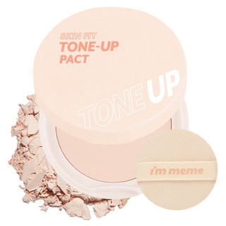 i'm meme 我愛修膚柔焦蜜粉餅 8g, 膚色, 1盒