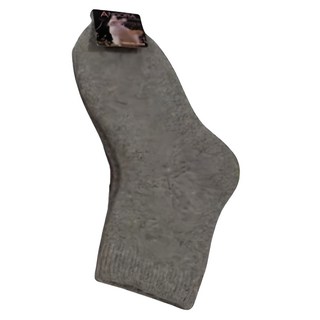 TOMOKUNI ANGORA MIX 兔毛保暖女短襪 灰色 2雙入 (效期可用), 22~24cm