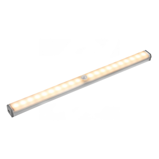 aibo 多功能USB充電磁吸式LED感應燈管 LI-33L 智能家居照明 自動亮燈熄燈 雙感應亮燈設計 人體感應+光感應 容易安裝拆卸, 暖黃光, 1個