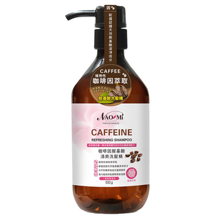 NAOMi 娜奧美 咖啡因胺基酸清爽洗髮精 植物性咖啡因萃取 不含Paraben/MCI/MI防腐劑, 500g, 1瓶