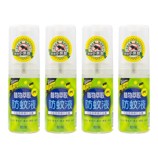 Sinon 興農 天然防蚊液 植物萃取 防治小黑蚊, 80ml, 4瓶