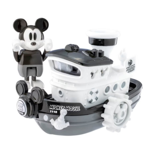 TOMICA DM 米奇黑白蒸汽船 附人偶, 1個, DS91554