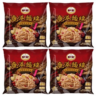 新宏 鹿港麵線 老薑麻油風味 傳統手工, 100g, 4包