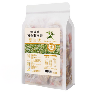 頤悅品茶 輕盈系黃金蕎麥茶, 5g, 12包, 1袋