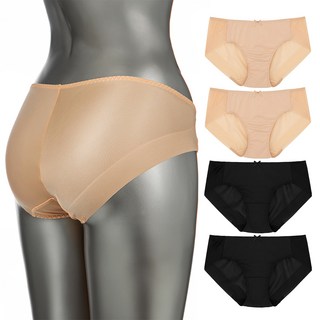 BASE ALPHA ESSENTIALS 女款無痕內褲5件, 黑色+黑色+米色+米色+米色