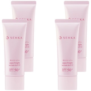 SENKA 專科 台灣公司貨 水透亮白發光霜, 單一顏色, 40g, 4條