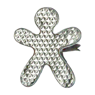 NIKI STUDDED SILVER 車用香氛 銀色 BLACK TEA 紅茶 Set, 1個