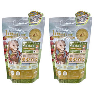 REAL POWER 瑞威 幼犬天然平衡犬糧 1號草原羊肉, 500g, 2袋