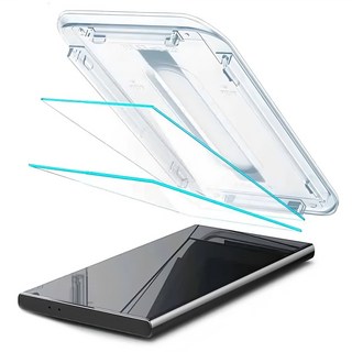 Spigen 強化玻璃 EZ FIT 螢幕保護貼 AGL07493 2入組, 透明, 1組