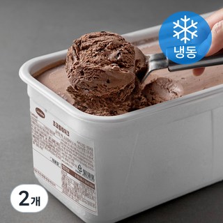 라벨리아이스크림 초코플레이크 아이스크림 (냉동), 4L, 1개입, 2개