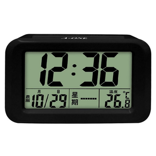 A-ONE 金吉星 多功能藍光LCD顯示鬧鐘 TG-072, 顏色隨機