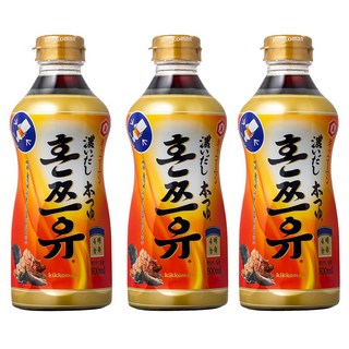 기꼬만 코이다시 혼쯔유소스, 500ml, 3개