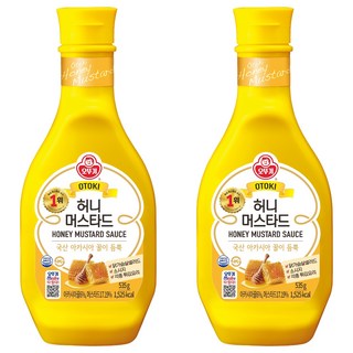 오뚜기 허니머스타드, 535g, 2개