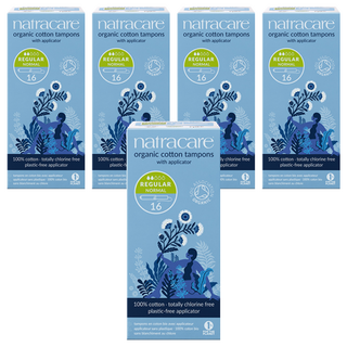 나트라케어 탐폰 어플리케이터, 16개입, 5개, 레귤러