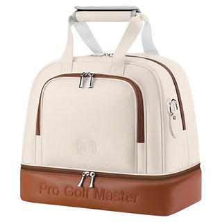 PGM Golf 高爾夫衣物包女士雙層衣服包獨立鞋包 PG142, 米棕色