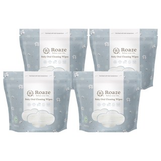 Roaze 柔仕 幼兒口腔清潔紗布 90張, 4個, 50g