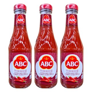 印尼ABC 特辣辣椒醬 特選辣椒 香辣夠味 料理百搭, 335ml, 3瓶