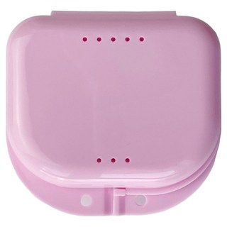 外出攜帶透氣盒, 亮面粉, 1個