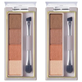 日本 excel 四色眉粉盤 #EP01 春日摩卡, 2件