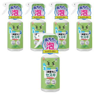 LEC 激落君 倍半碳酸鈉 電解水泡沫噴霧 清潔劑, 400ml, 5瓶