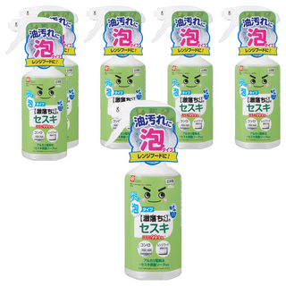 LEC 激落君 倍半碳酸鈉 電解水泡沫噴霧 清潔劑, 400ml, 6瓶