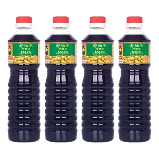 大華醬油 特級純釀造醬油 老抽 640ML, 4瓶