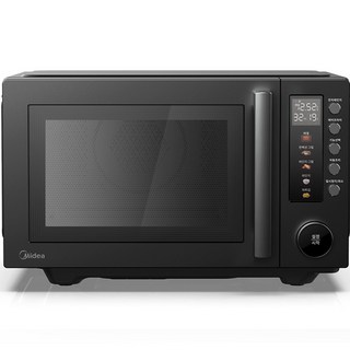 MyDear 平板光波烤箱氣炸鍋微波爐 25L 黑色, MMOP03F3B-ACSBBL