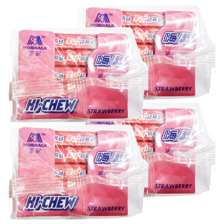 MORINAGA 森永 HI-CHEW 嗨啾 草莓軟糖 20條入, 640g, 4盒
