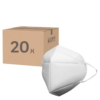 LAITEST 萊潔 N95醫療防護口罩, 雪花白, 20片, 1盒