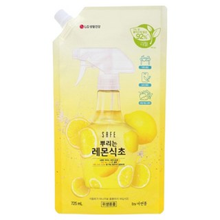 세이프 뿌리는 레몬식초 리필형, 725ml, 1개
