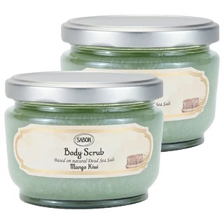 SABON香芒奇異果身體磨砂膏 溫和去除老廢角質 深層滋潤 使肌膚光滑細緻, 320g, 2罐