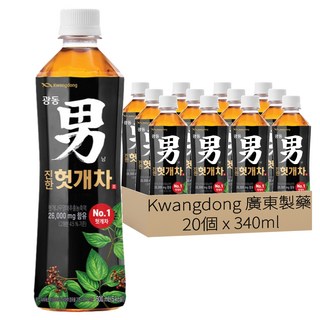 Kwangdong 廣東製藥 枳椇子風味茶 男茶, 20個, 340ml