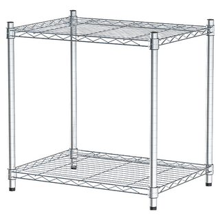 dayneeds 日需百備 輕型 電鍍 鎖管 鐵力士架/收納層架/鞋架/展示架/層架/鐵架, 2層